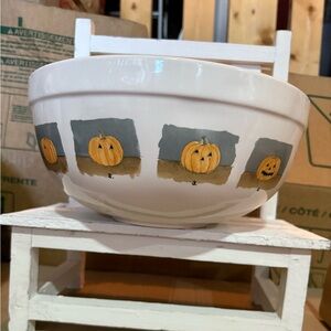 Rae Dunn White Halloween Artisan Bowl